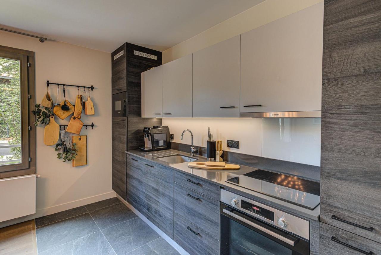 White Pearl A05 Modern Apartment Chamonix Alpes Travel Sleeps 4 To 6 מראה חיצוני תמונה