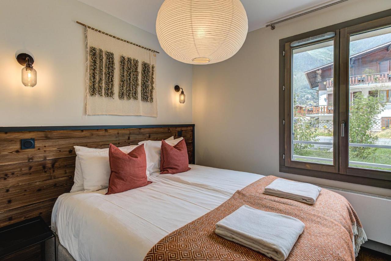 White Pearl A05 Modern Apartment Chamonix Alpes Travel Sleeps 4 To 6 מראה חיצוני תמונה